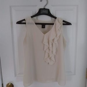 Ann Taylor Top with Ruffle XSP